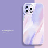 Oil Painting Flower Silicone Case For iPhone