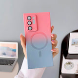 Magnetic Soft Silicone Case For Samsung