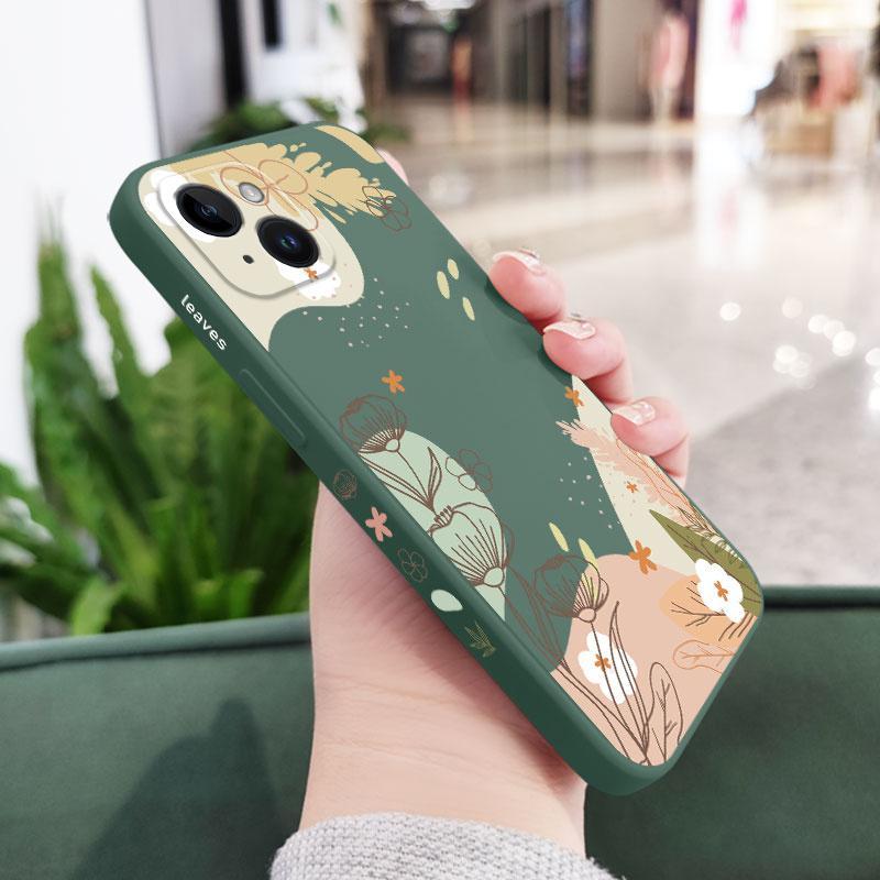Cute Flower Soft Case For iPhone