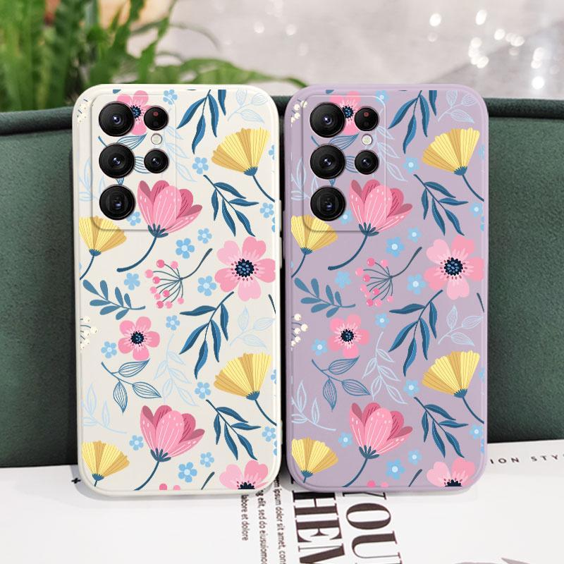 Trumpet Flowers Phone Case For Samsung