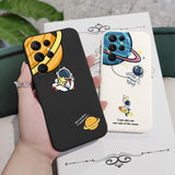 Planet Astronaut Silicone Case For Samsung