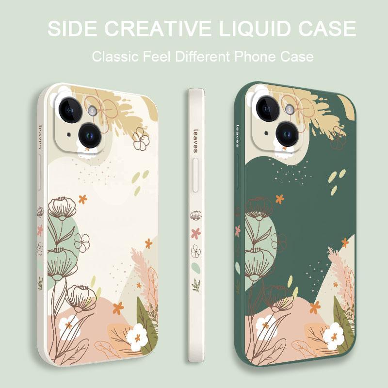 Cute Flower Soft Case For iPhone
