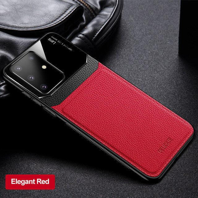 Shockproof PC Leather Case For Samsung